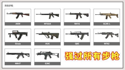 绝地求生有些什么枪