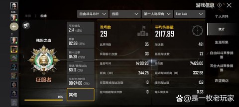 绝地求生如何查战绩